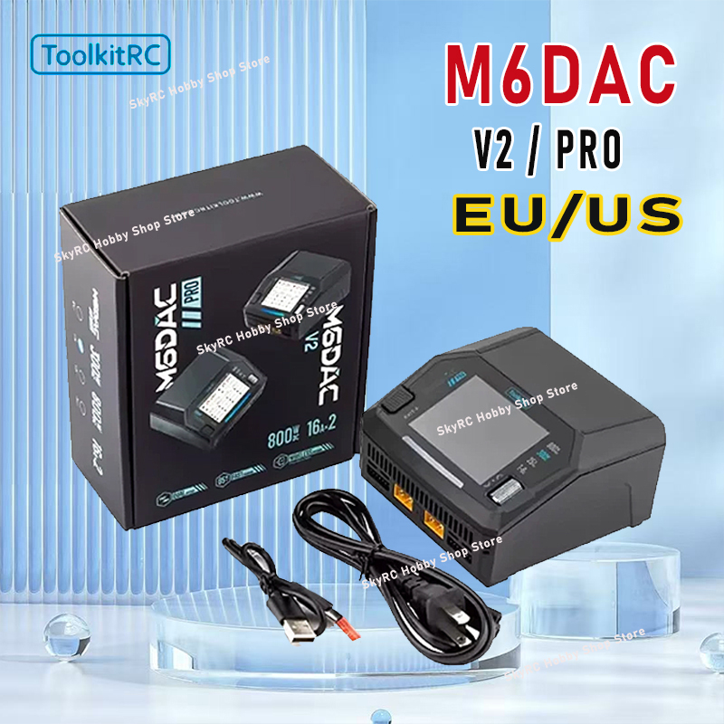 Toolkitrc M6Dac Smart Charger - Carregador Inteligente de Canal Duplo ToolkitRC