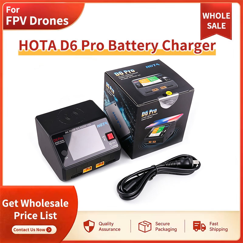 Hota D6 Pro Dual Lipo Charger - Carregador de Bateria SNQP HOTA D6