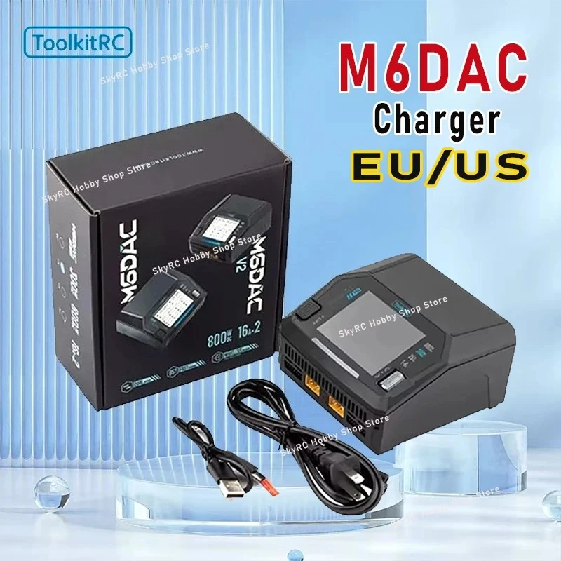 Toolkitrc M6Dac Smart Charger - Toolkitrc m6dac v2 duplo canal inteligente