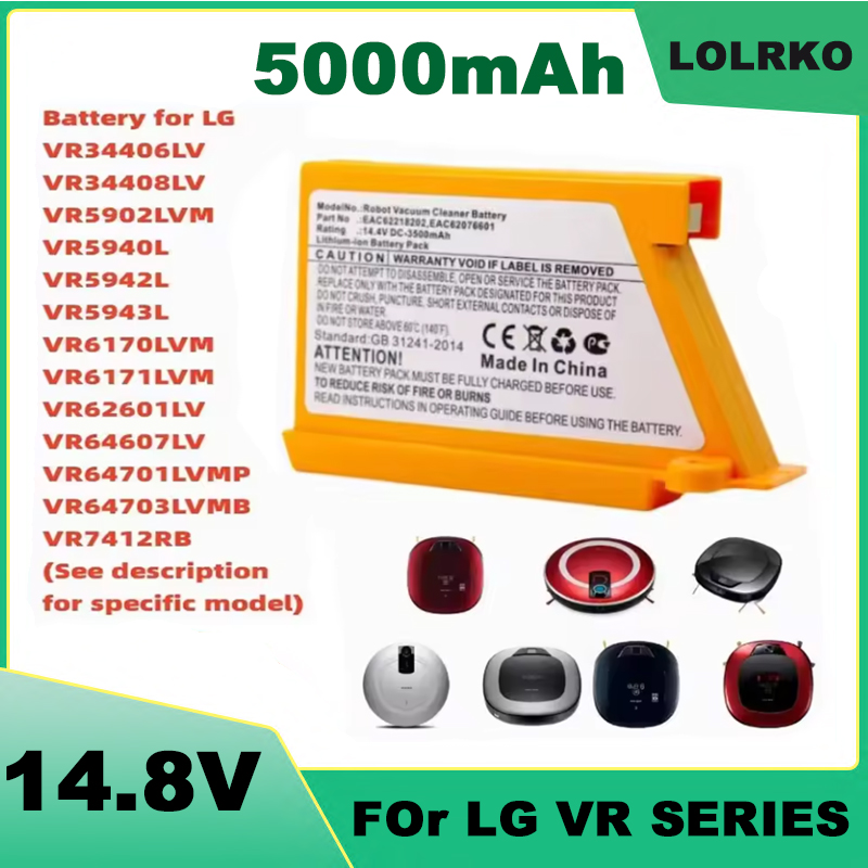 4S Lipo Battery 14.8V 6000Mah - Bateria de Substituição de 5000mAh para