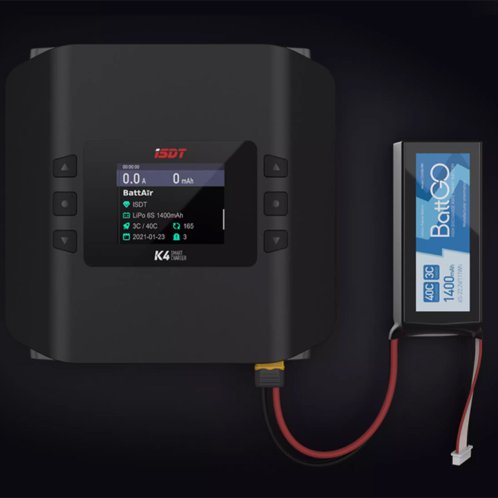Novo balanceador de bateria li - Isdt K4 Dual Lipo Charger avaliação e preço