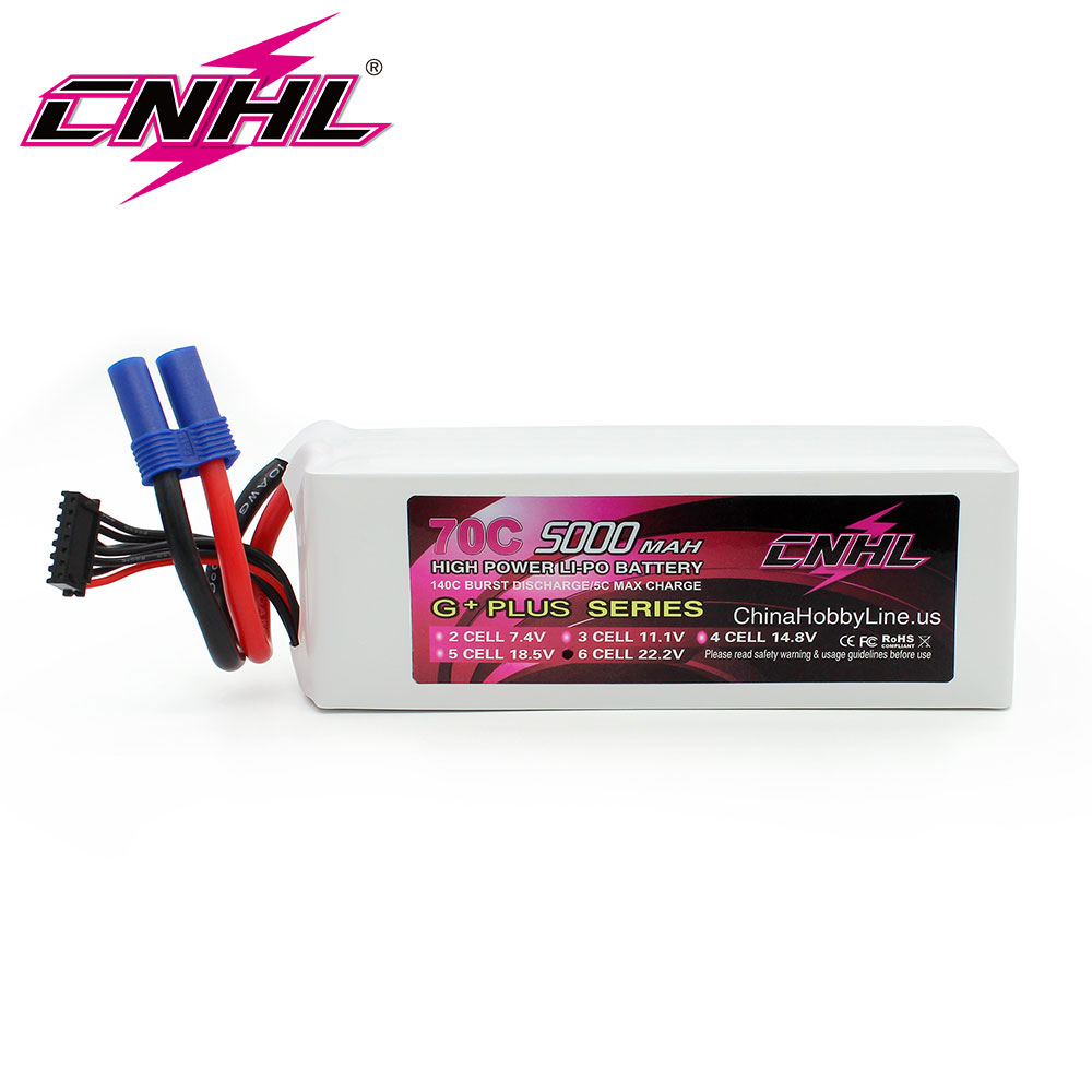 Cnhl lipo 6s 22.2v bateria 500 - 6S Lipo Battery 22.2V 5000Mah avaliação e preço