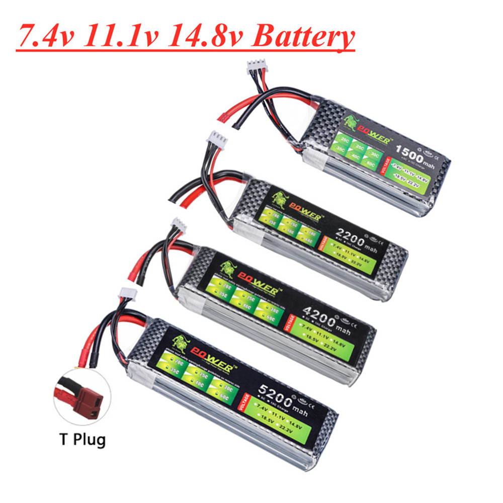 Bateria lipo 2s 3S 4S 1500mah  - 4S Lipo Battery 14.8V 6000Mah avaliação e preço