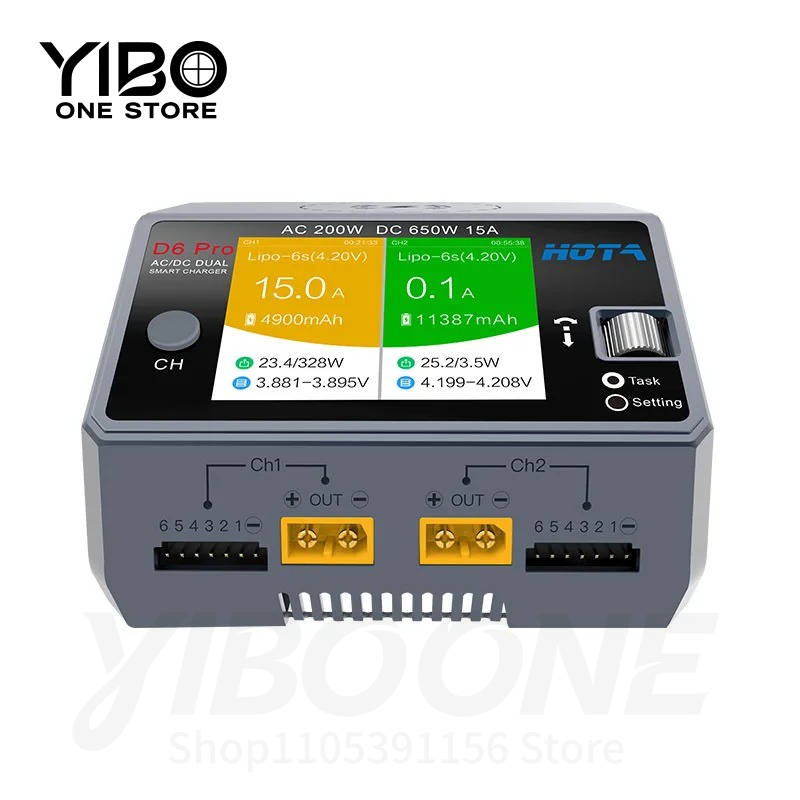 Carregador e Descarregador Int - Hota D6 Pro Dual Lipo Charger avaliação e preço
