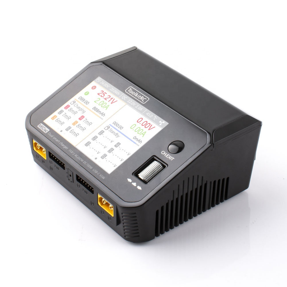 Carregador Inteligente Duplo T - Toolkitrc M6Dac Smart Charger avaliação e preço