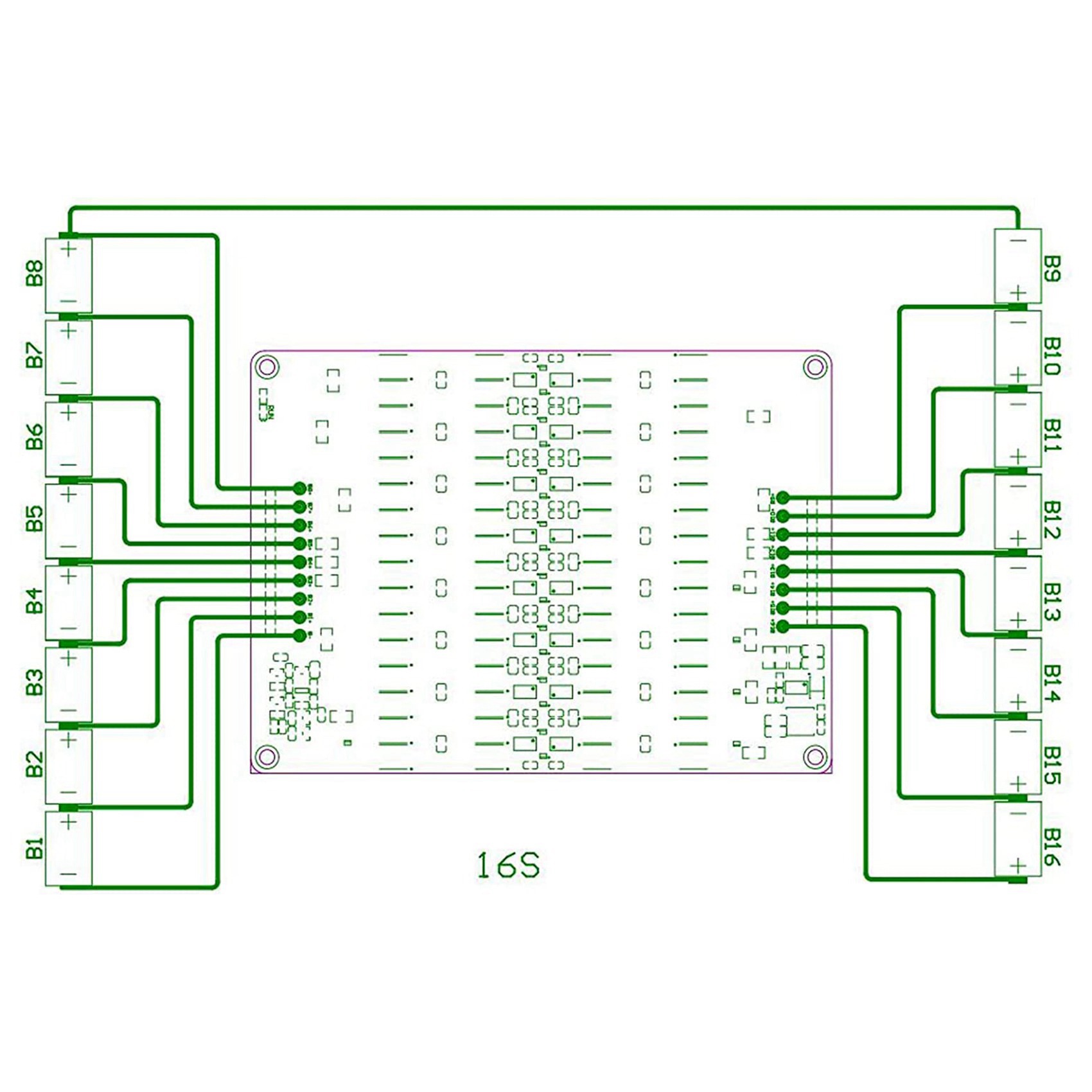 B04C-2X 12S 13S 14S 15S 16S Eq - 12S Lipo Battery Balancing Board avaliação e preço