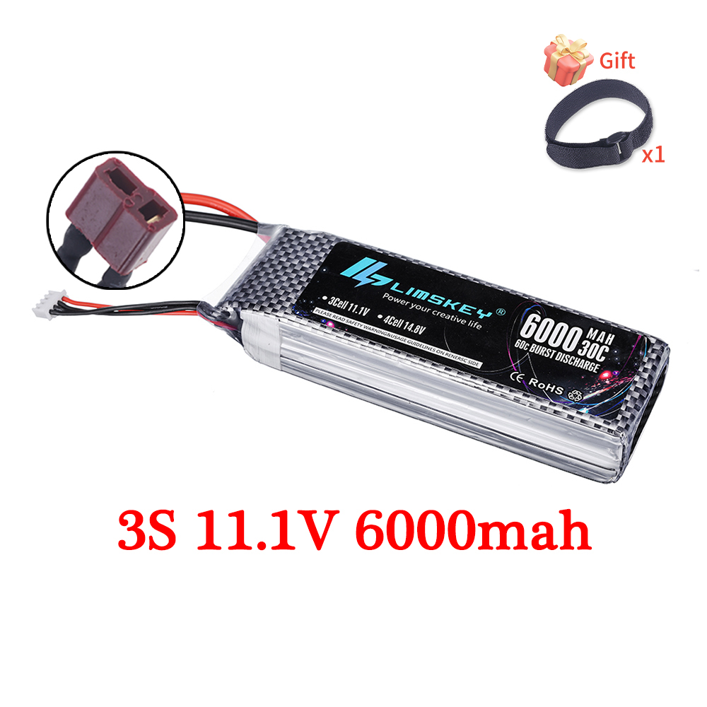 7.4v 11.1v 14.8v 22.2v 6000mah - 4S Lipo Battery 14.8V 6000Mah avaliação e preço
