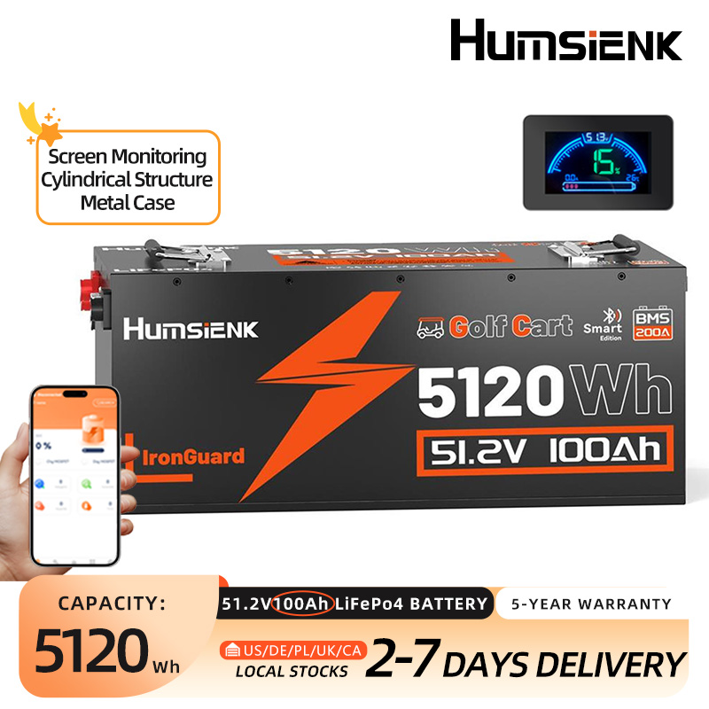 Bateria LiFePO4 Humsienk 48V 1 - Lifepo4 12V 100Ah Bms Bluetooth avaliação e preço