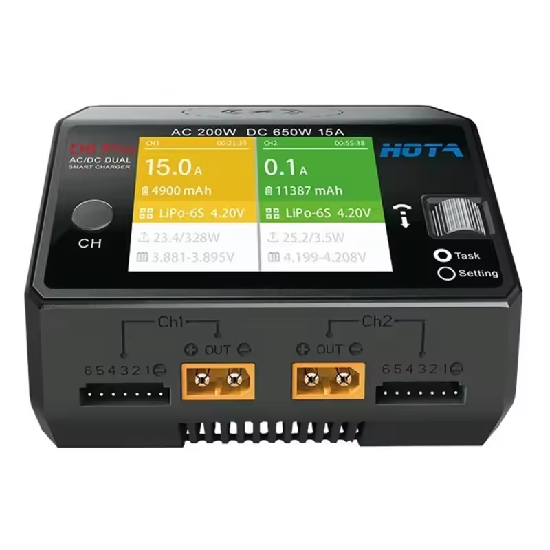 Carregador original HOTA D6 Pr - Hota D6 Pro Dual Lipo Charger avaliação e preço