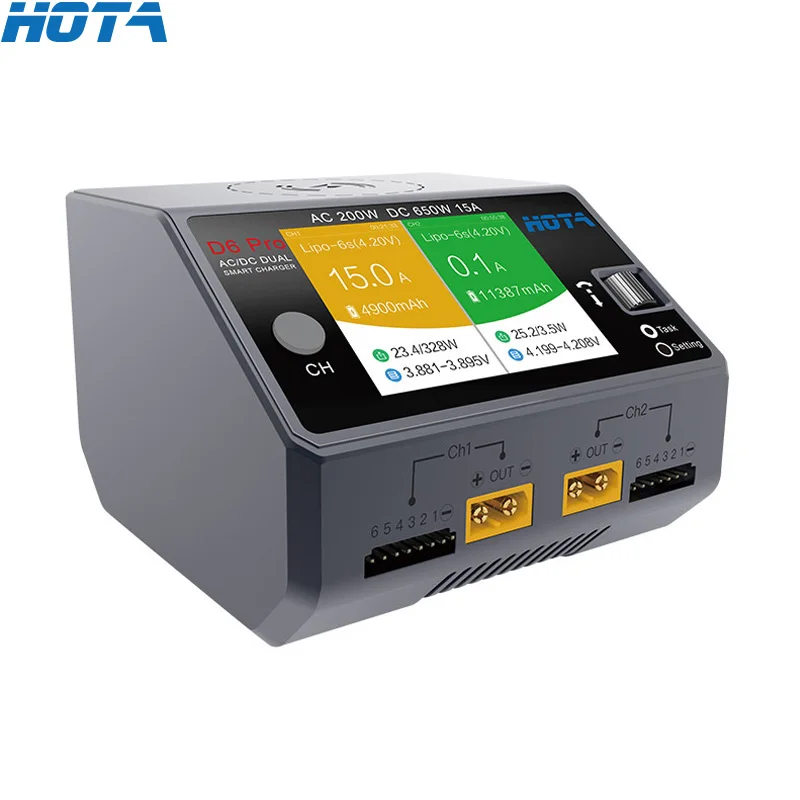Carregador e Descarregador de  - Hota D6 Pro Dual Lipo Charger avaliação e preço
