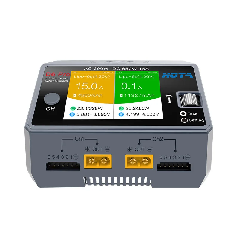Carregador e Descarregador de  - Hota D6 Pro Dual Lipo Charger avaliação e preço