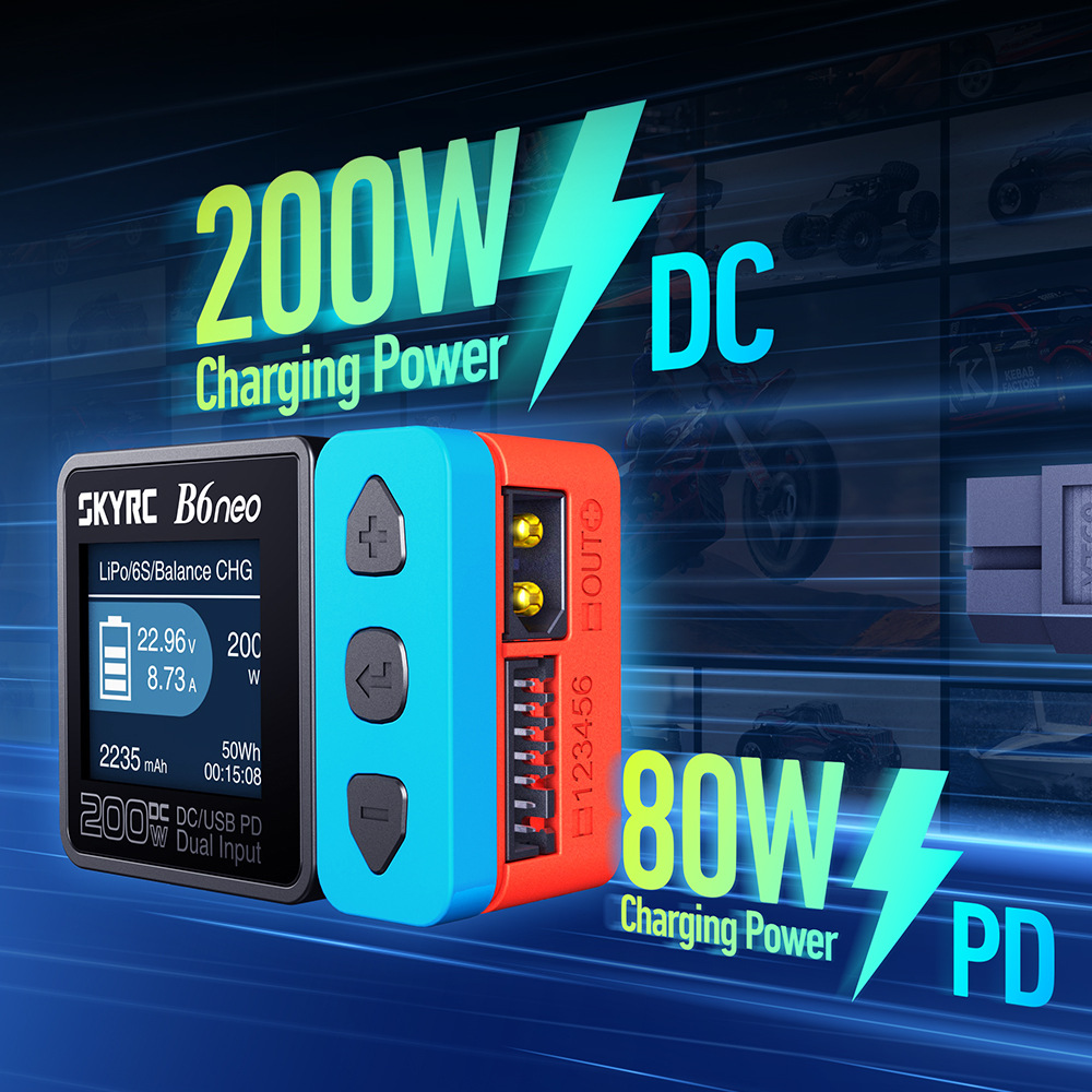 Carregador inteligente SkyRC B - Skyrc B6 Neo Smart Charger avaliação e preço