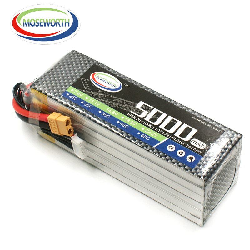 Bateria LiPo para RC Drone, Br - 6S Lipo Battery 22.2V 5000Mah avaliação e preço