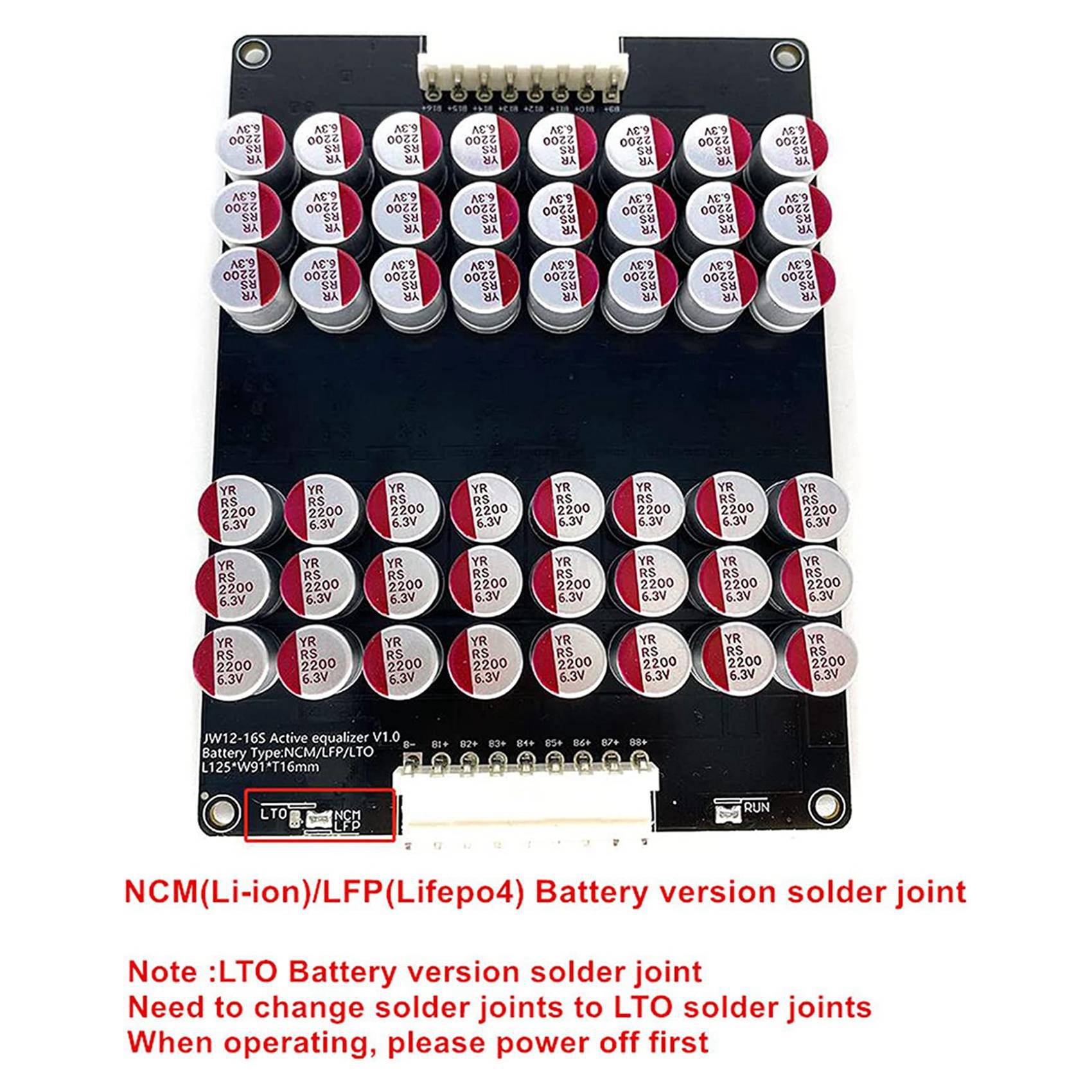 ABZZ-2X 12S 13S 14S 15S 16S Eq - 12S Lipo Battery Balancing Board avaliação e preço