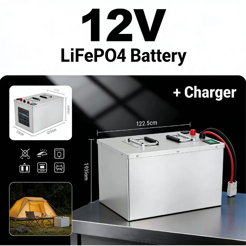 Bateria LiFePO4 12V 24V 48V 10 - Lifepo4 12V 100Ah Bms Bluetooth avaliação e preço