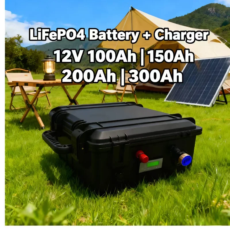Bateria de fosfato de ferro-lí - Lifepo4 12V 100Ah Bms Bluetooth avaliação e preço