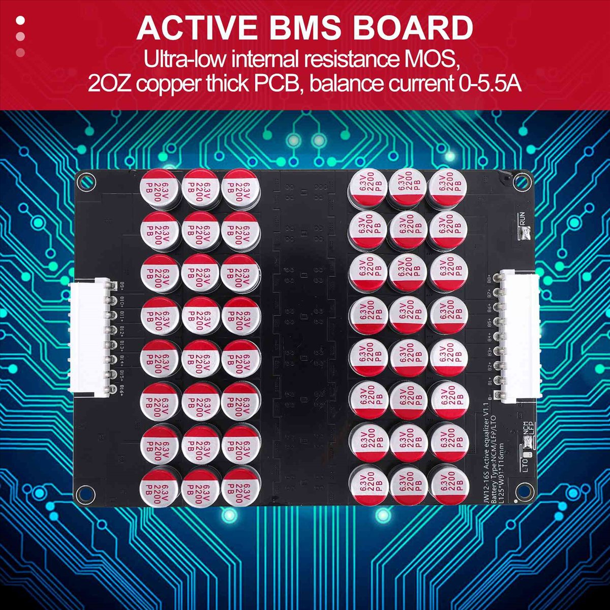 * UM DIA 12S 13S 14S 15S 16S E - 12S Lipo Battery Balancing Board avaliação e preço