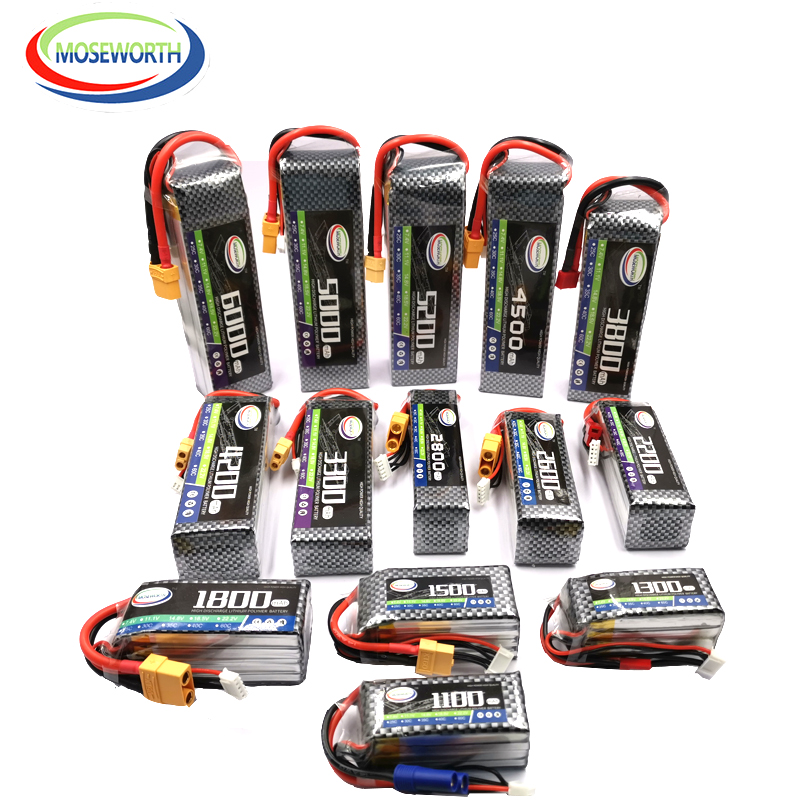 Bateria LiPo para RC Drone Hel - 4S Lipo Battery 14.8V 6000Mah avaliação e preço
